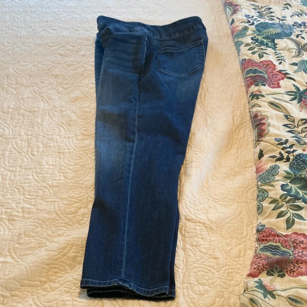 Chico's Indigo Stretch Jeggings Jeans US size 14 Chico size 2.5 Regular - Picture 9 of 9